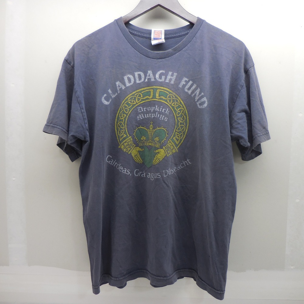 Bayside Claddagh Fund Dropkick Murphys T-Shirt Mens Large Gray Made in USA